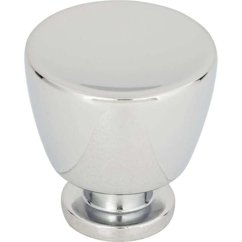 Atlas Homewares Conga 1-1/4 Inch Conical Cabinet Knob - Polished Chrome
