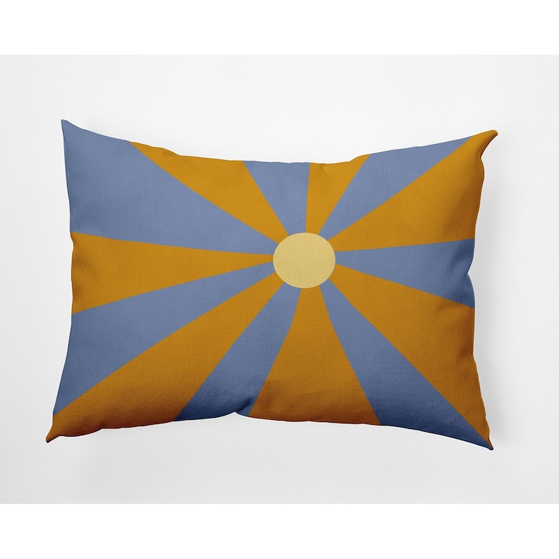 Sunshine Indoor/Outdoor Throw Pillow - Mango - 14" x 20"