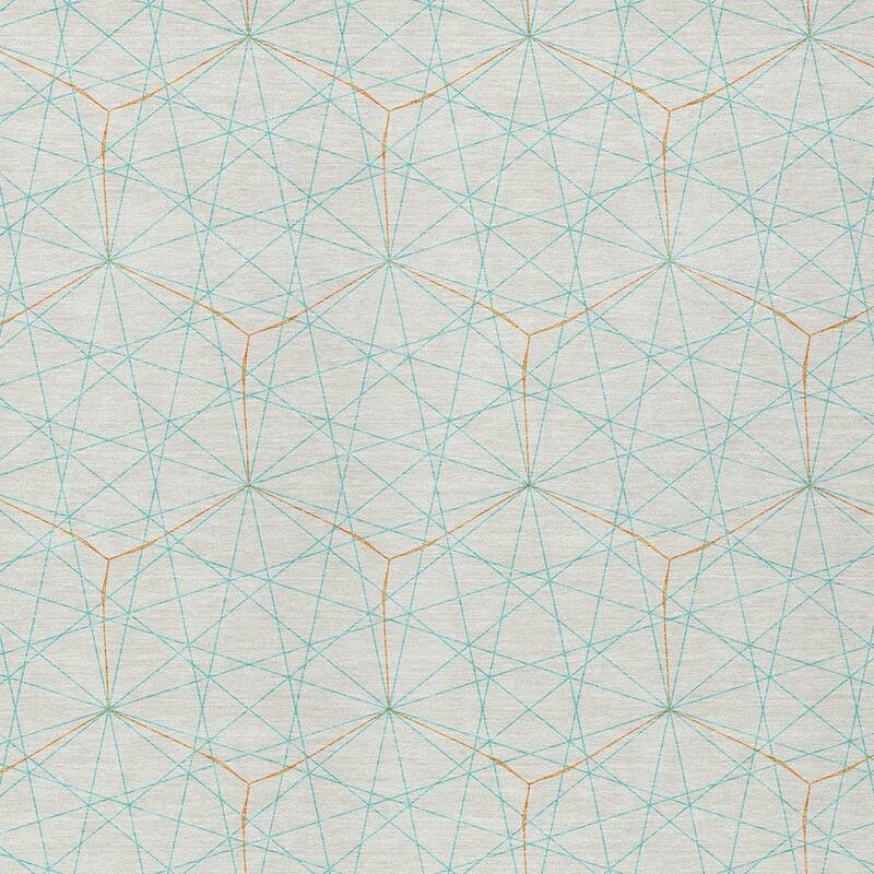 HomeRoots Geometric Transitional Rectangle Outdoor Rug