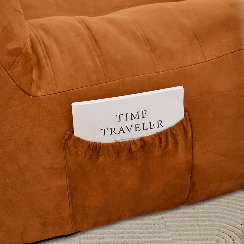 Bean Bag Chair,Lazy Floor Sofa Couch with Pocket