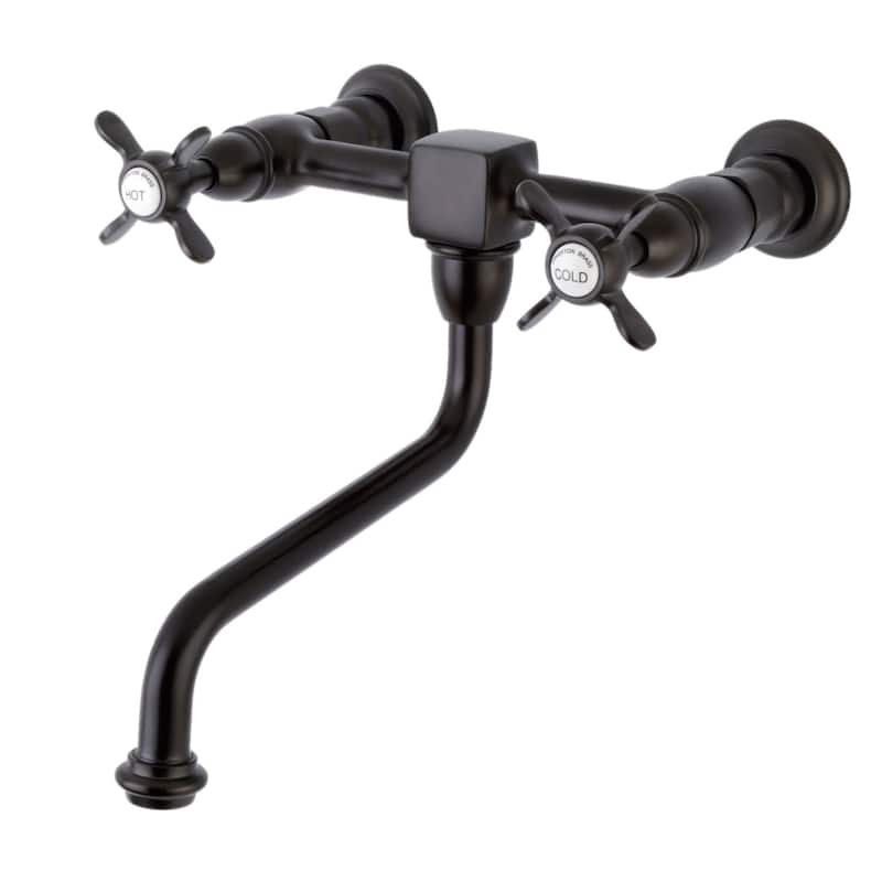 Kingston Brass Essex 1.2 GPM Wall Mounted Bridge Bathroom Faucet