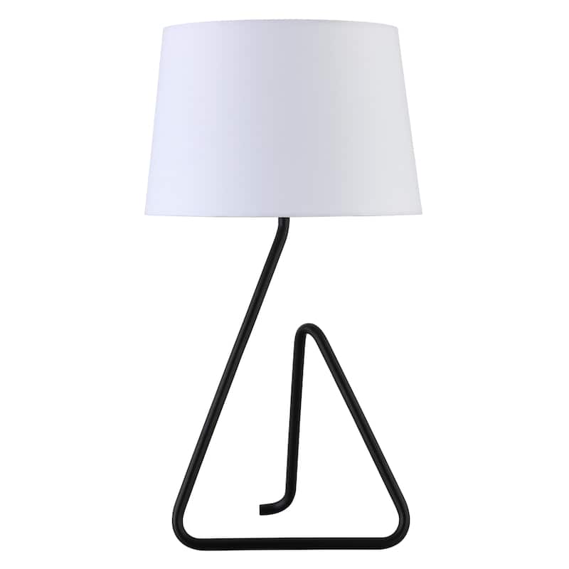 Cora 22" Metal Table Lamp with Fabric Shade