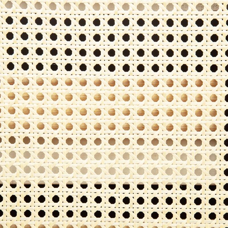 Murphy Bed Cabinet with Large Storage Drawer, Wood Hideaway Wall Bed Frame with USB Ports, Rattan Decoration Panel