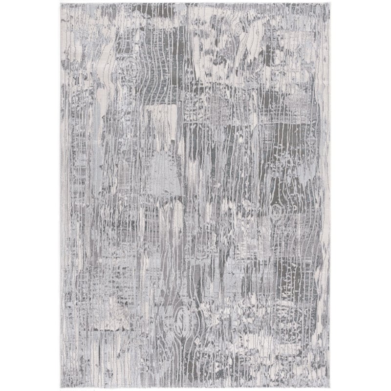 HomeRoots Abstract Modern Rectangle Area Rug - 9' X 12'