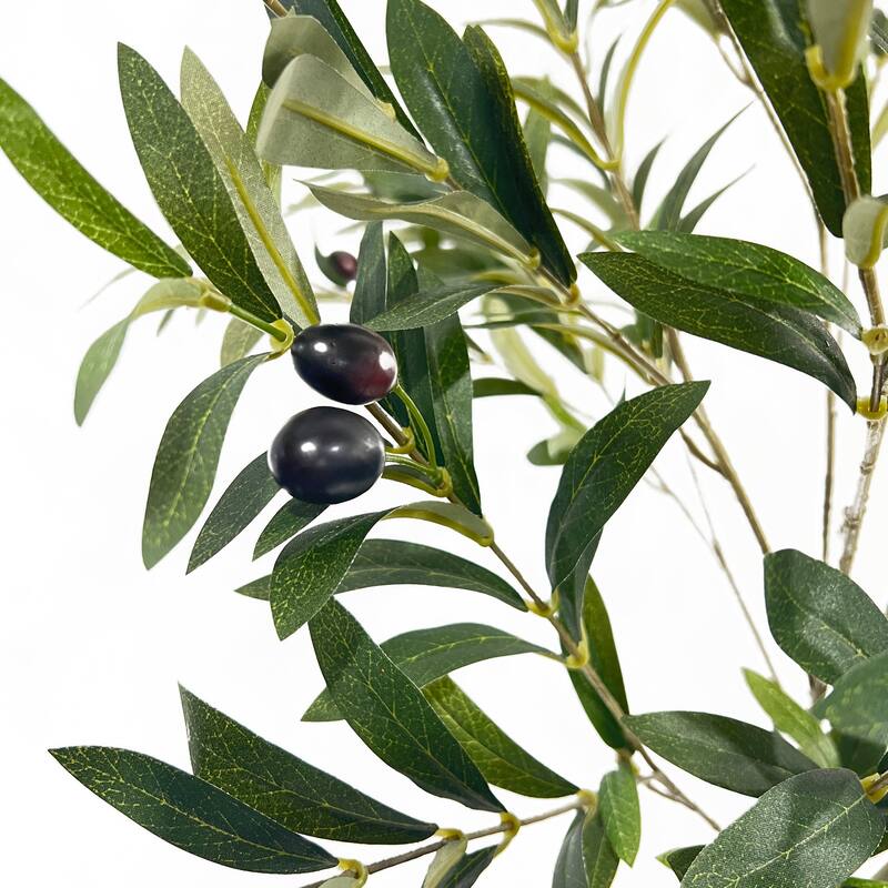 Taos 4' x 1.5' Artificial Olive Tree by Christopher Knight Home