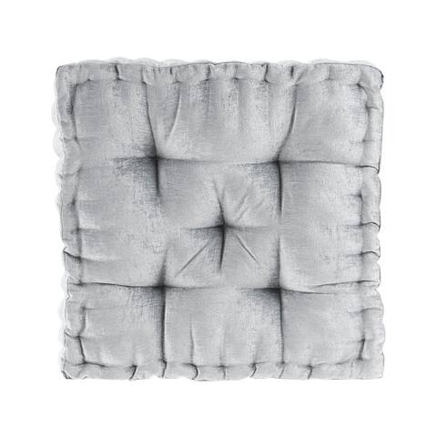 Intelligent Designs Charvi Chenille Square Floor Pillow