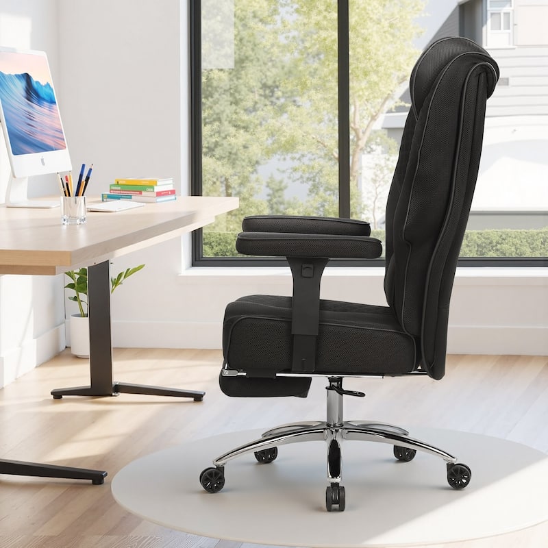 Gaming Chair,Office Chair with Pocket Spring Lumbar Support, Ergonomic Comfortable Wide Office Desk Computer Chair