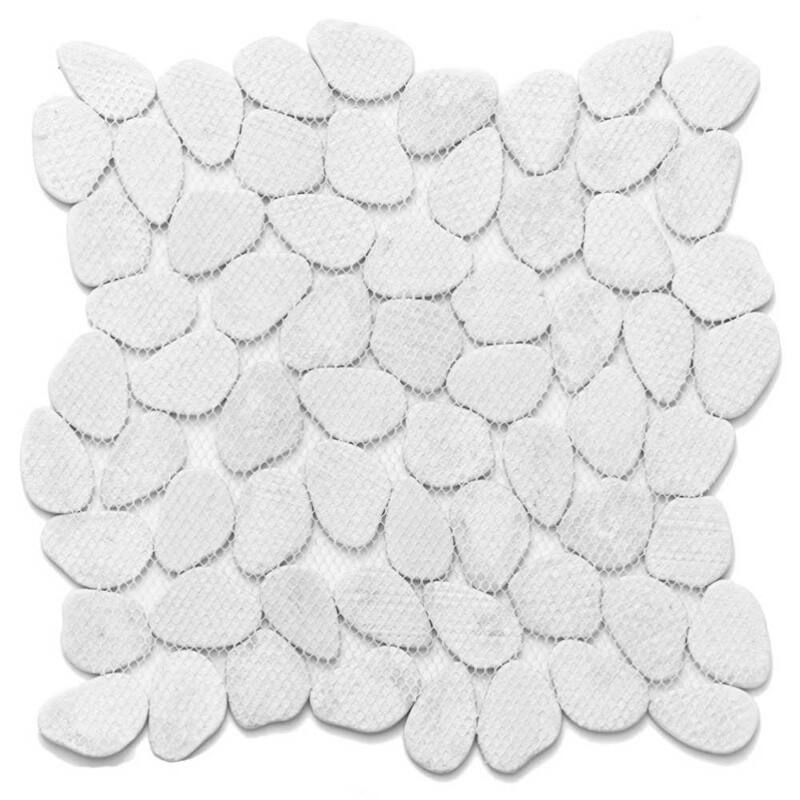 The Tile Life Recycled Cenote Pebble 13x13 Glass Floor, Wall & Backsplash Tile