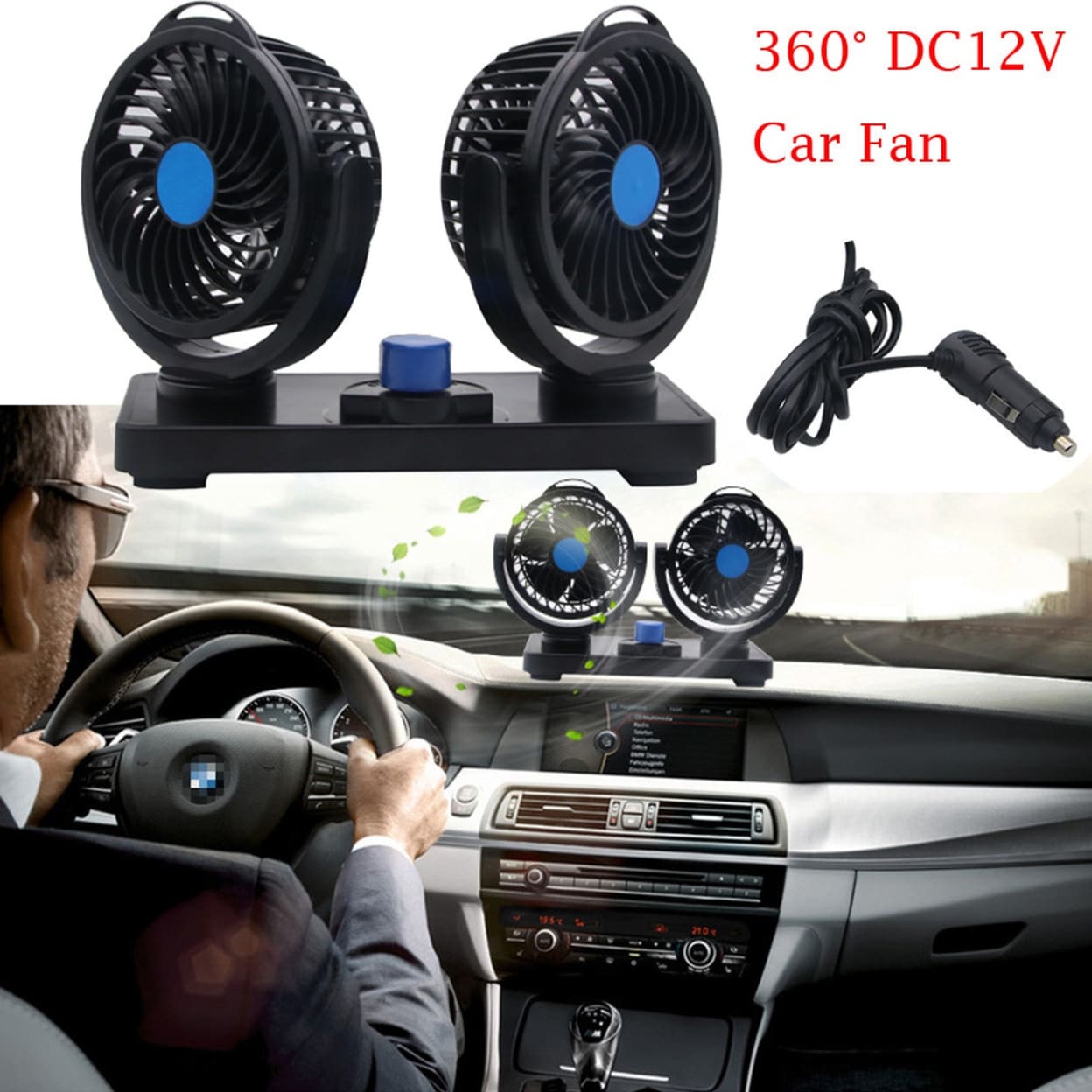 small portable fan for car