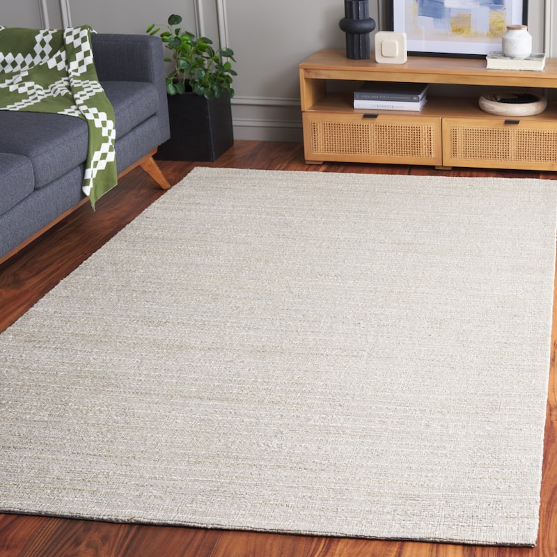 SAFAVIEH Handmade Cape Cod Snezanka Coastal Jute Rug - 5' x 8' - Bleach/Ivory
