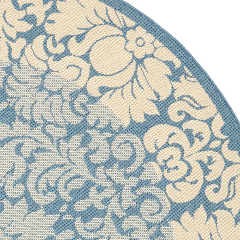 SAFAVIEH, Courtyard Foelke Indoor/ Outdoor Patio Backyard Rug