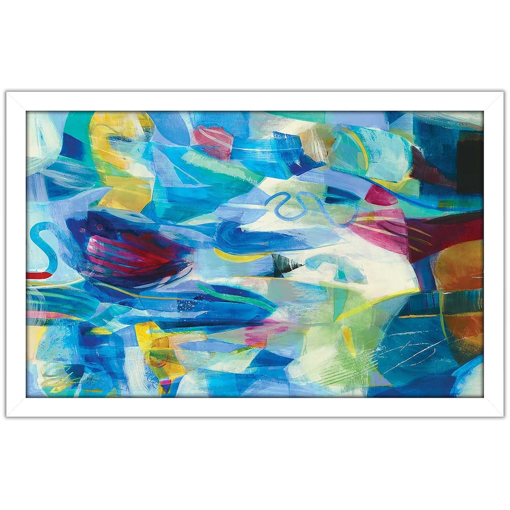 "Blue Passage" by Jill Martin Print on Acrylic.