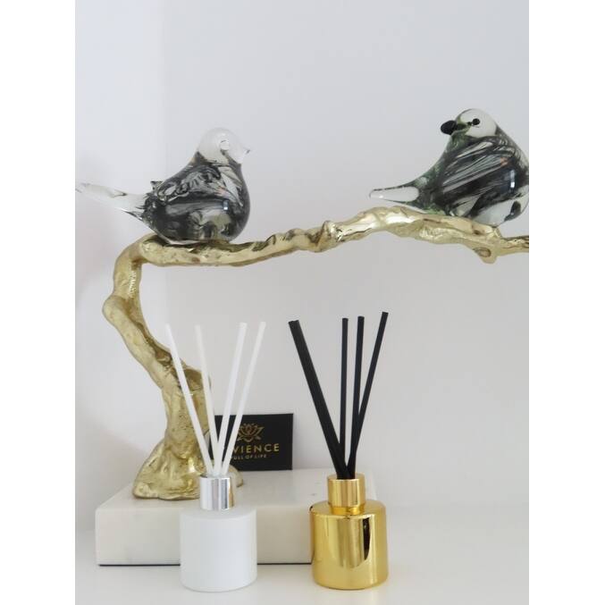 S/3 Diffusers- White/Black/Gold - Assorted Scents