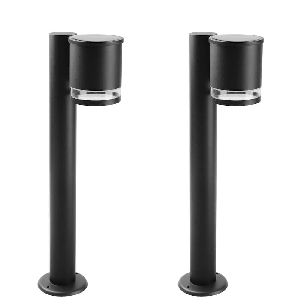 2-Pack Solar Outdoor Light Pathway Dusk to Dawn Garden Lighting 2074 - 2074-600-2B