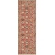 preview thumbnail 12 of 12, Nourison Vintage Washables Indoor only Red Persian Area Rug 2' x 6' - Rust/Multicolor