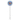 Blue Flower with Butterfly Outdoor Pinwheel Garden Stake - 4'