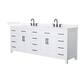 Option White / White Quartz Top / Matte Black Hardware