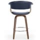 preview thumbnail 39 of 186, 26"/29" Faux Leather Swivel Bar Stools, Wood Counter Stool