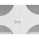 preview thumbnail 4 of 8, Metal 2 Mesh Doors Storage Cabinet with 3 Shelves