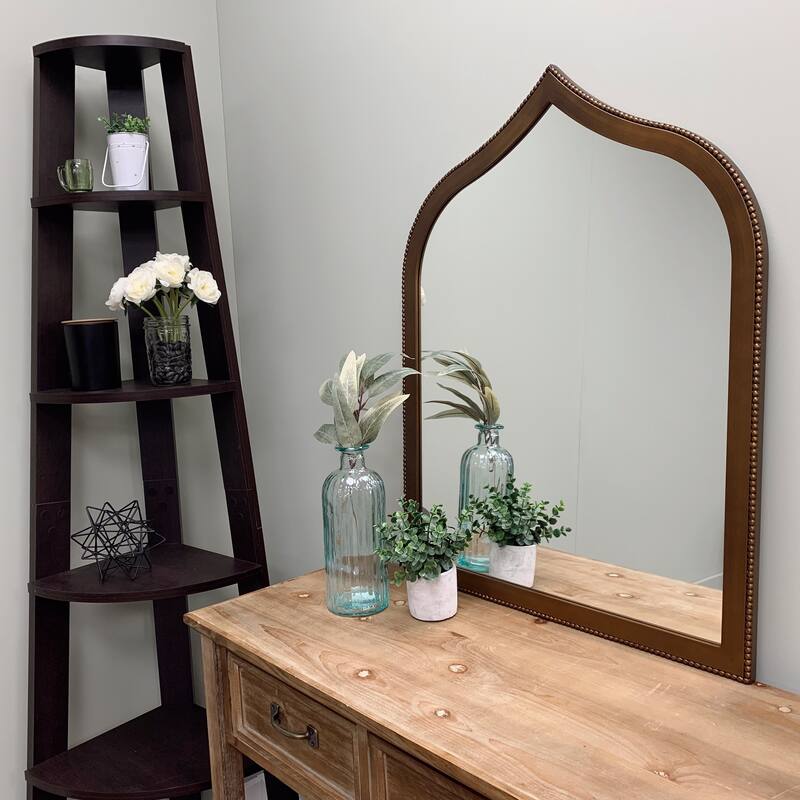 Van Buren Framed Vanity Mirror - Teardrop Cathedral - 24.4x32.4
