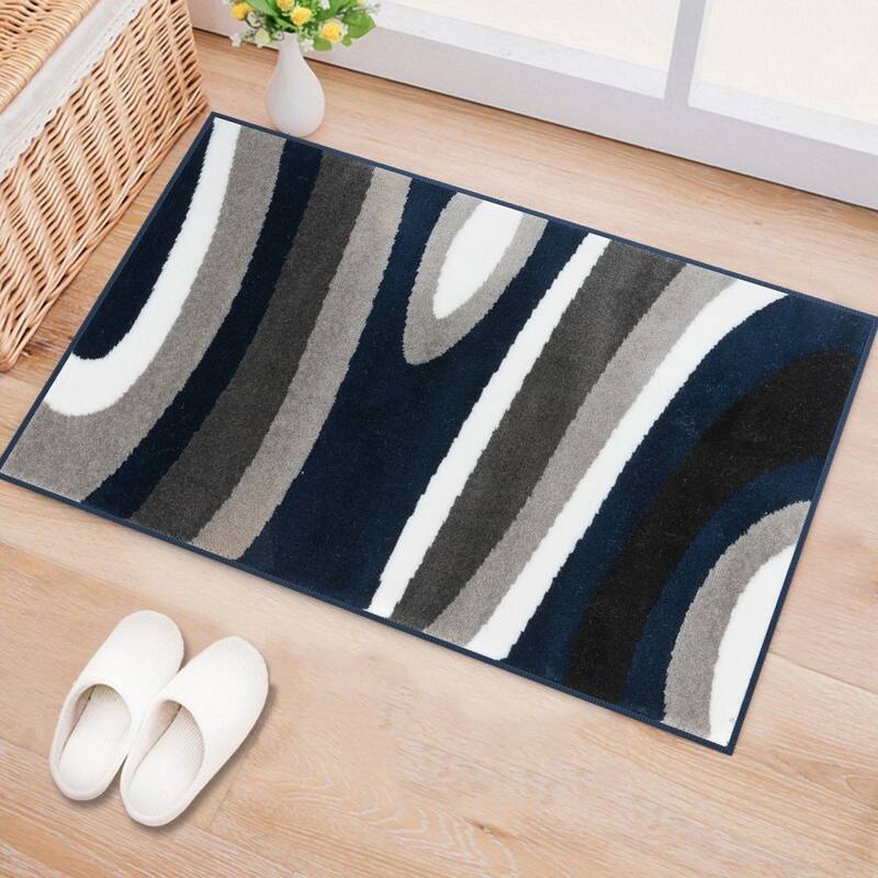 World Rug Gallery Abstract Contemporary Modern Area Rug