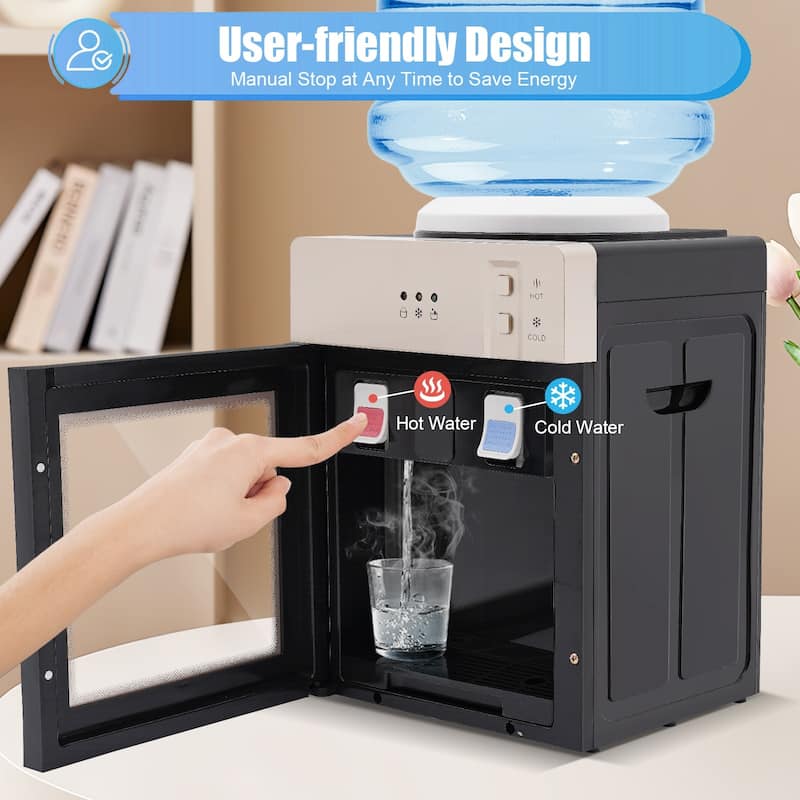 Freestanding Mini Small Automatic Drinking Water Dispenser Countertop - 14.2*9.45*10.8in