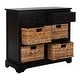 preview thumbnail 9 of 8, SAFAVIEH Herman 6-Drawer Black Storage Unit - 29.9” x 13” x 26”