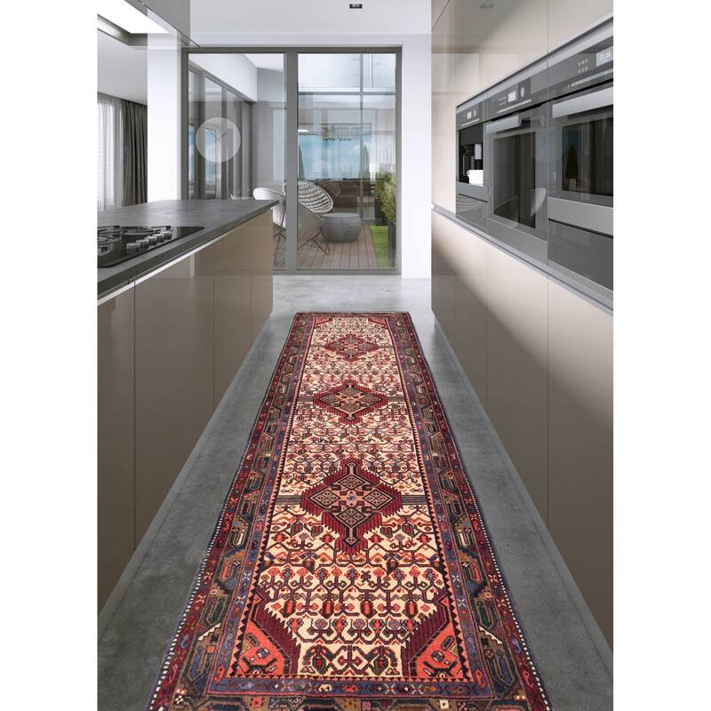 ECARPETGALLERY Hand-knotted Konya Anatolian Cream Wool Rug - 3'1 x 10'3