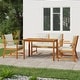 preview thumbnail 75 of 83, vidaXL 4/5/6/7/9/11 Piece Patio Dining Set with Cushions Solid Wood Acacia