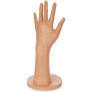Paper-Mache Hand W/Base-5