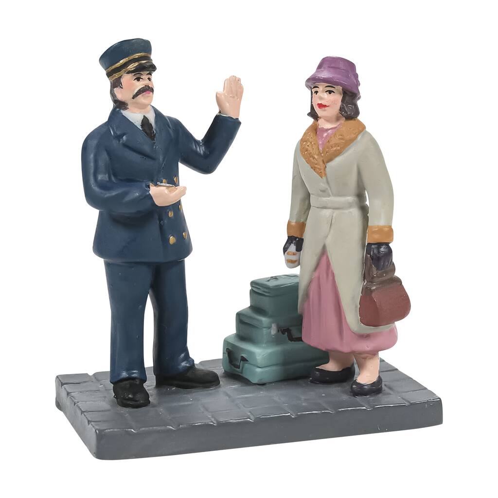 Department 56 Christmas In The City Calling For A Porter Figurines