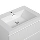 preview thumbnail 55 of 169, CASAINC Floating Bathroom Vanity with Resin Top Basin and Soft Closing Drawers