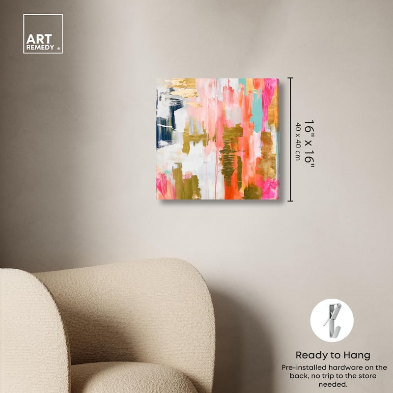 Exuberant Hues I Canvas by Art Remedy, Gallery Wrapped