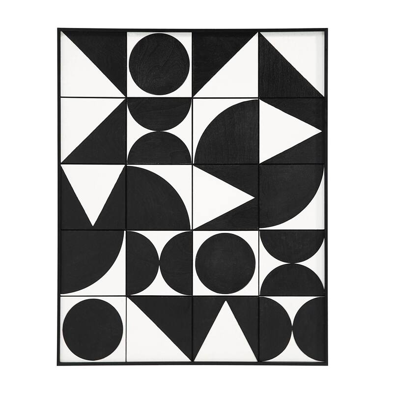 Renwil Thar Canvas 2-Piece Wall Art with Matte Black Frame