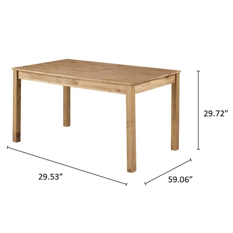 Wood Dining Table Corona Collection Furniture Dash