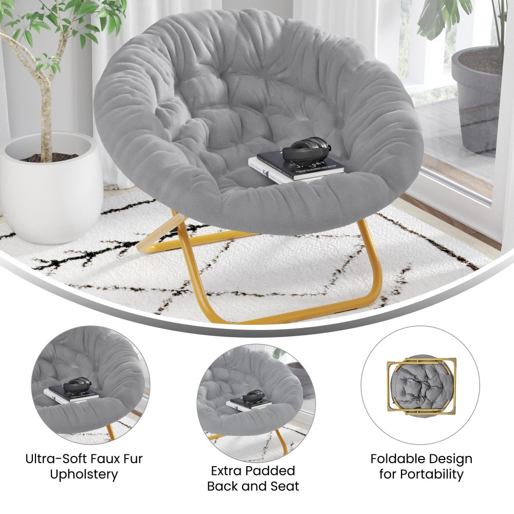 Folding top dorm chair