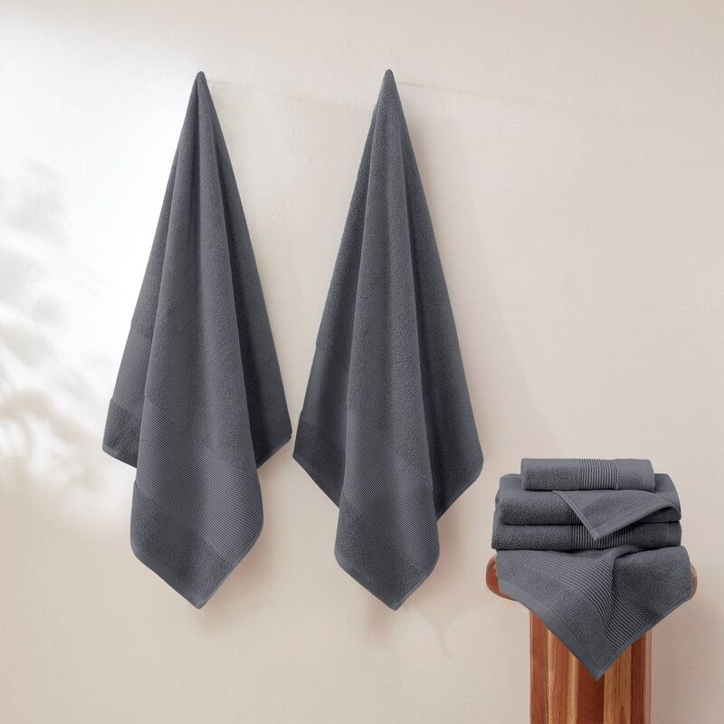 Modern Threads Air Cloud 6-Piece Bath Towel Set
