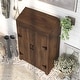 preview thumbnail 14 of 19, DH BASIC Jody Farmhouse Adjustable 4-Shelf Double-Door Shoe Cabinet with Lift-top Storage by Denhour