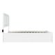 preview thumbnail 13 of 13, AFI Canyon Full Wood Platform Bed with Footboard & 2 Storage Drawers in White