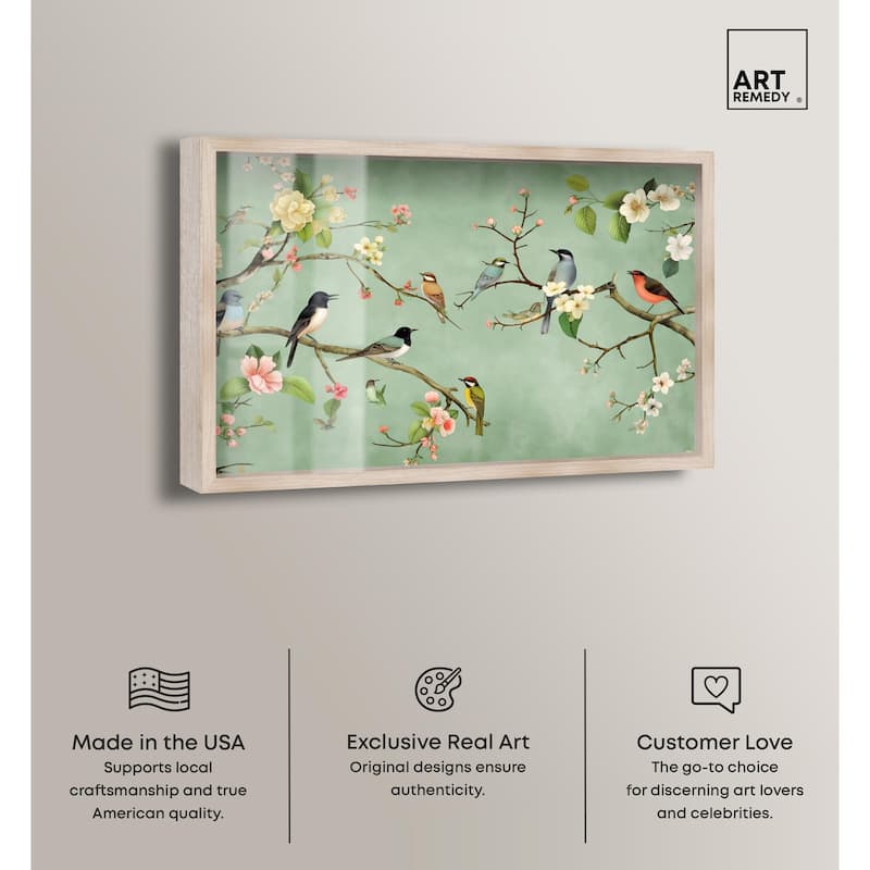 Restful View Shadowbox by Art Remedy