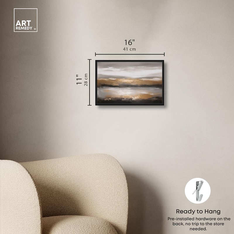 Dust and Gold Canvas by Art Remedy