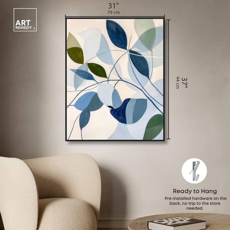 Woven Botanicals I Canvas by Art Remedy
