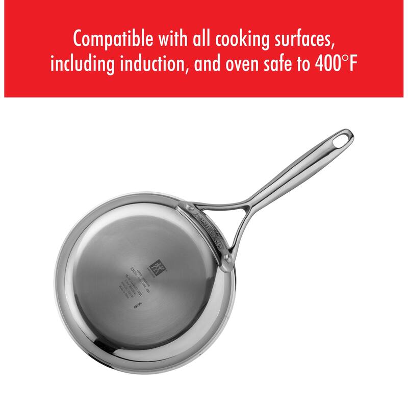 ZWILLING Energy Plus 2-pc Stainless Steel Ceramic Nonstick 10-in & 12-in Fry Pan Set