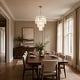 preview thumbnail 2 of 15, LNC 7-Light 3-Tier Lantern Modern Luxury Chandelier Gold Textured Clear Glass Ceiling Lights - 19.1" Dia. × 22.4" H