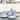 Euro Ceramica Ahoy Collection Blue/White Ceramic 12 Piece Nautical Dessert Set