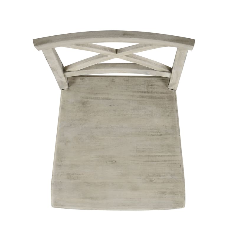 Farmhouse Acacia Wood Dining Chair
