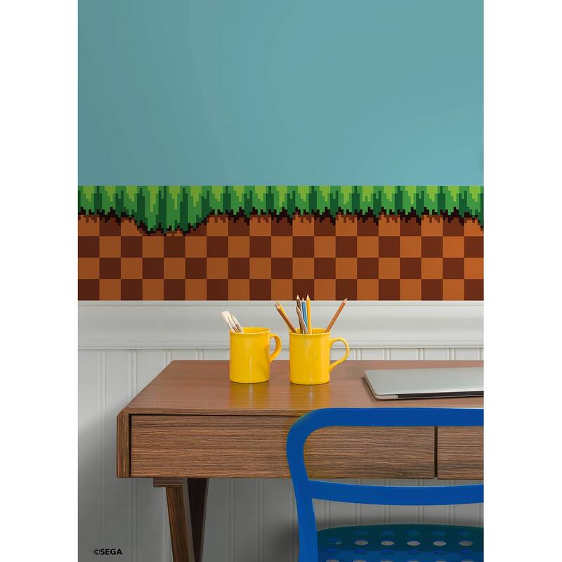 RoomMates Sonic The Hedgehog Green Hill Border Decal
