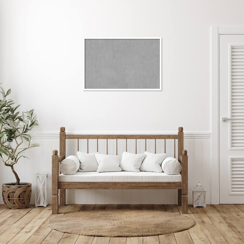 Amanti Art Svelte White Framed Magnetic Board