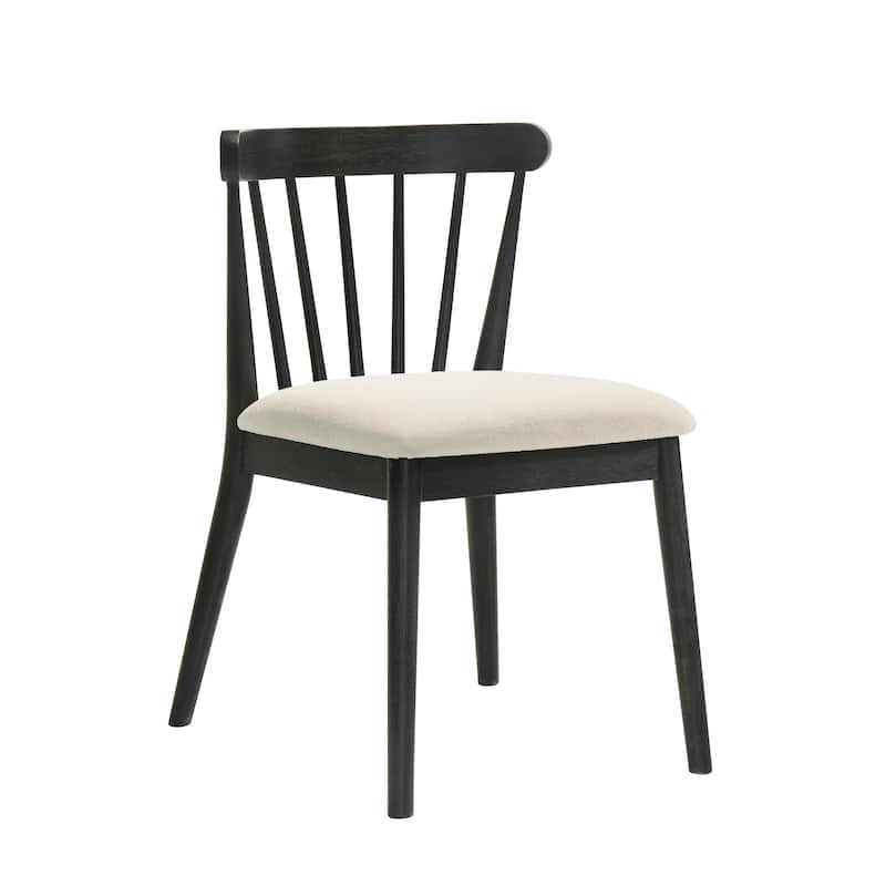 2 Pieces Set Dining Side Chair Rustic Modern Farmhouse Design Retro Design Easy To Assembly