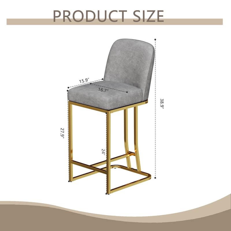 Dining Bar Chairs Set of 2, bar chairs with simple design, Creative Design comfortable high stools, and flexible dining chairs